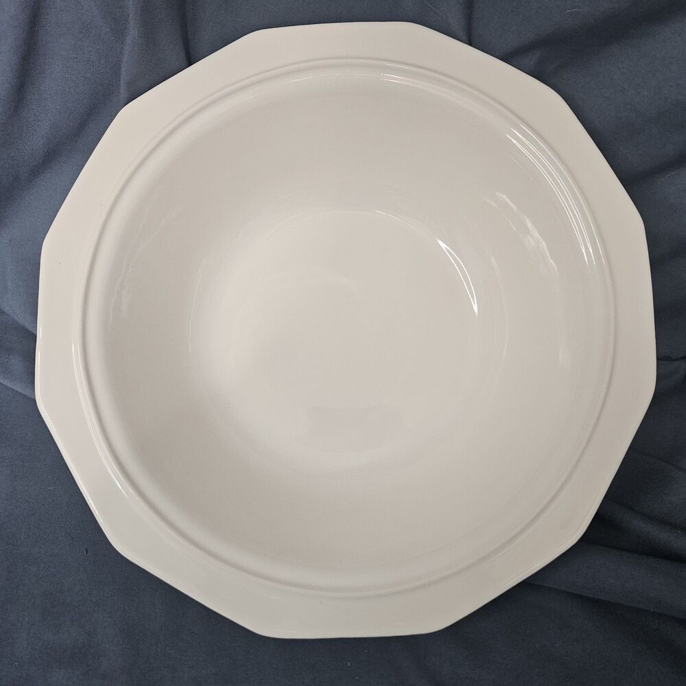 Pfaltzgraff Heritage White Large 12" Wash Basin Bowl #2-570 EUC Vtg USA